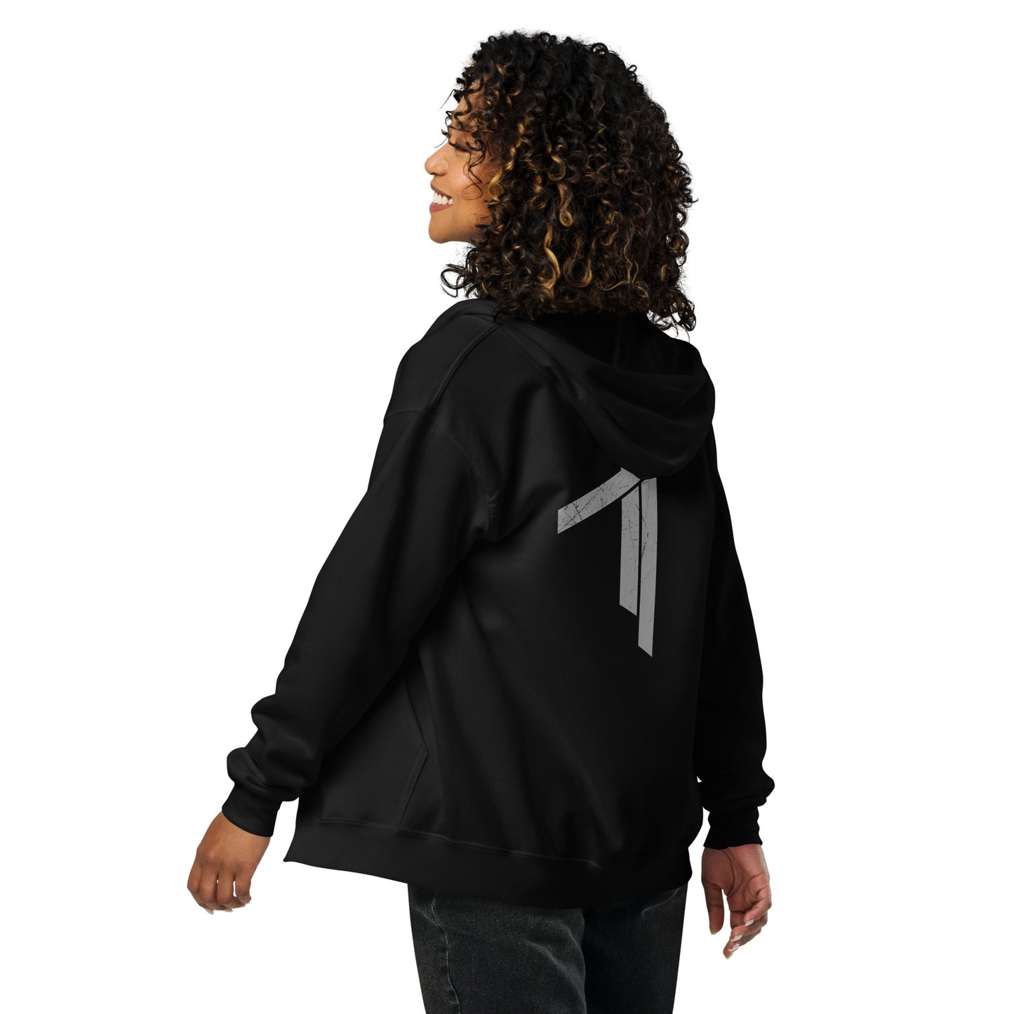 Logo Zip Up Hoodie